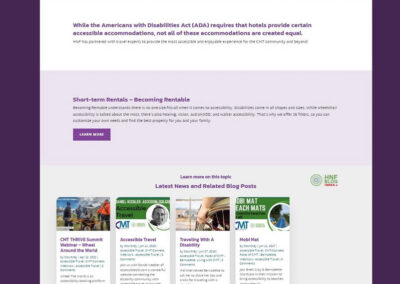 Patient Resources, sub page